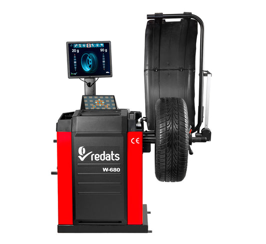 Equilibradora automática REDATS profesional con pantalla DELL y laser