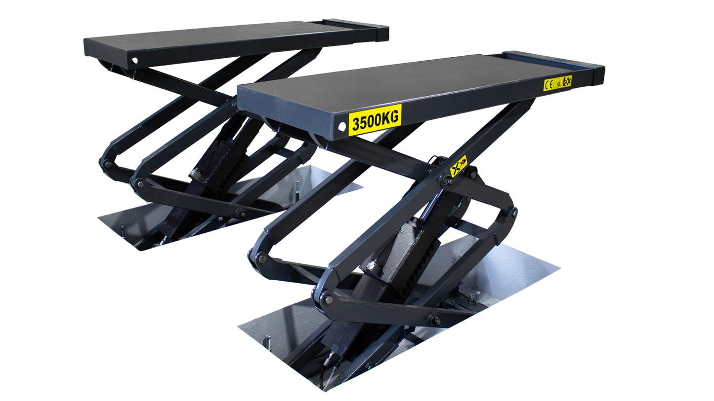 ELEVADOR TIJERA HIDRÁULICO EMPOTRABLE 3.5TON