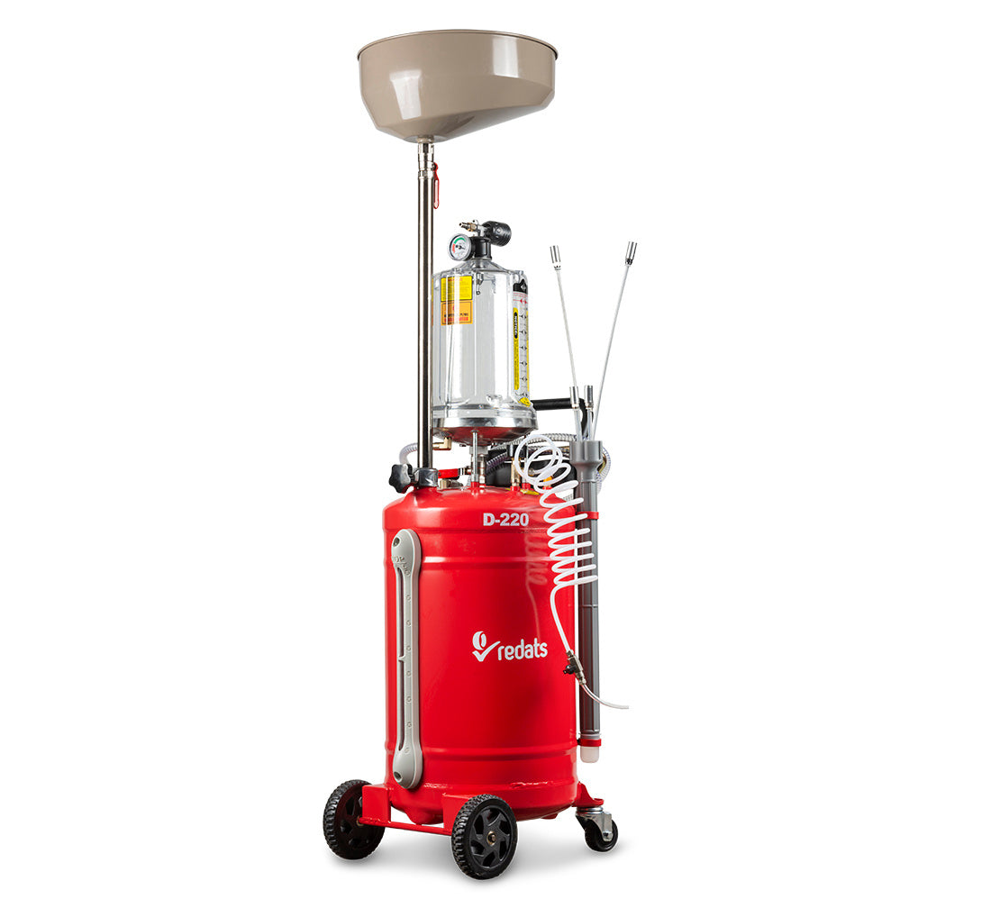 RECOGEDOR DE ACEITE 80L CON SISTEMA DE ASPIRACIÓN PRO