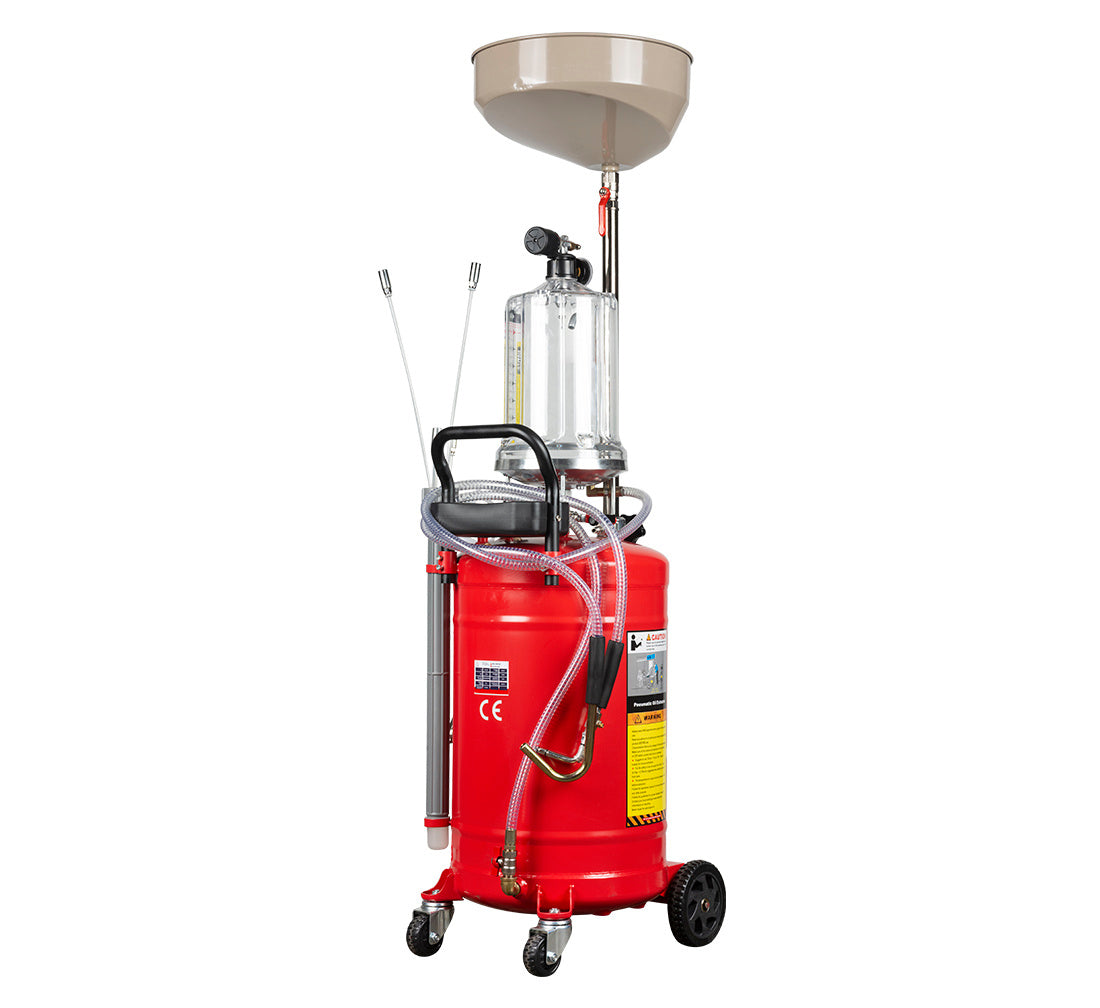 RECOGEDOR DE ACEITE 80L CON SISTEMA DE ASPIRACIÓN PRO